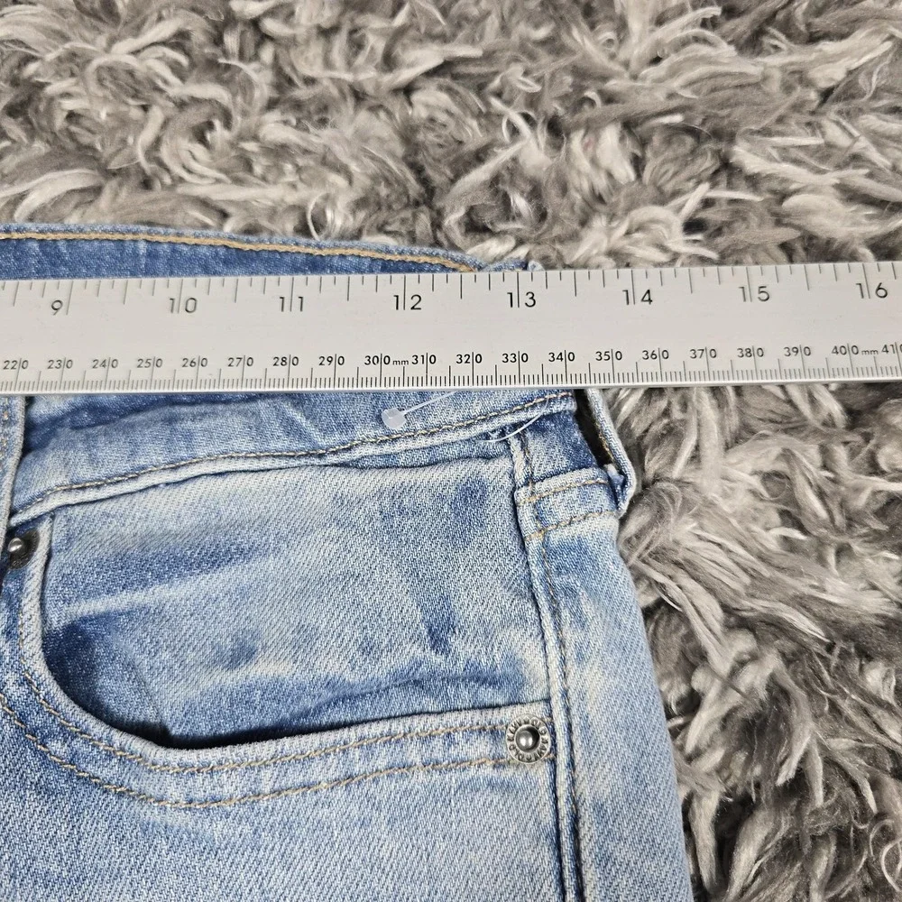 Old Navy Jeans Boys 14 Slim Light Wash Built-In Distressed Adjustable Waist